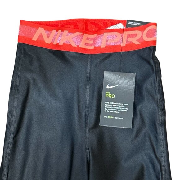 NWT Nike Pro Intertwist Black Training Gym 7/8 Leggings Womens XXS - Picture 4 of 14